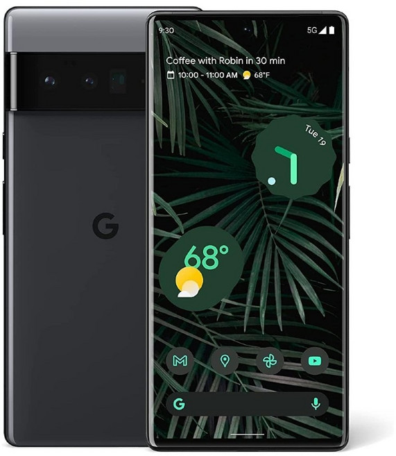 Google Pixel 6 Pro 5G 미국판 공기계 잠금해제, 256GB, Stormy Black