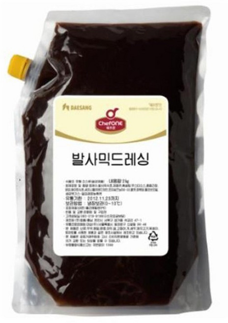 쉐프원 발사믹드레싱, 2kg, 1팩