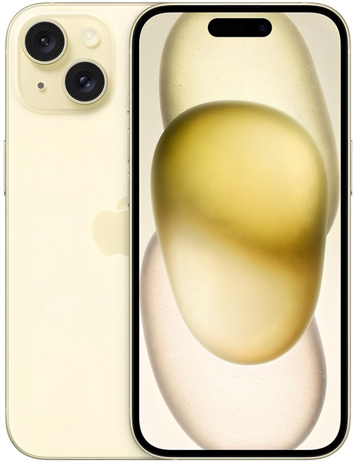 Apple 정품 아이폰 15 자급제, 옐로, 256GB