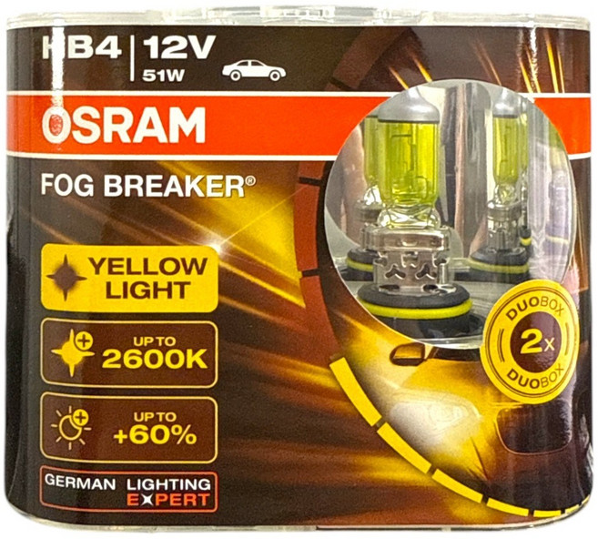 OSRAM FOG BREAKER 鹵素燈泡, 1個, 9006