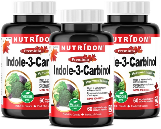 Nutridom (3병 특가) 여성용 인돌3카비놀 400mg 고농축 순수 인돌3 60캡슐 N232, 60정, 3개 - 쿠팡