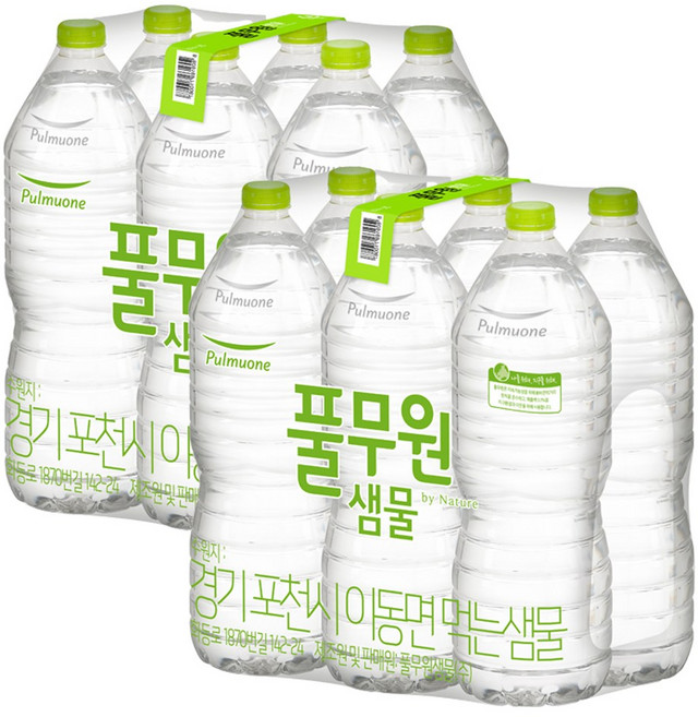 풀무원 풀무원샘물 by Nature 2L x 12병, 12개