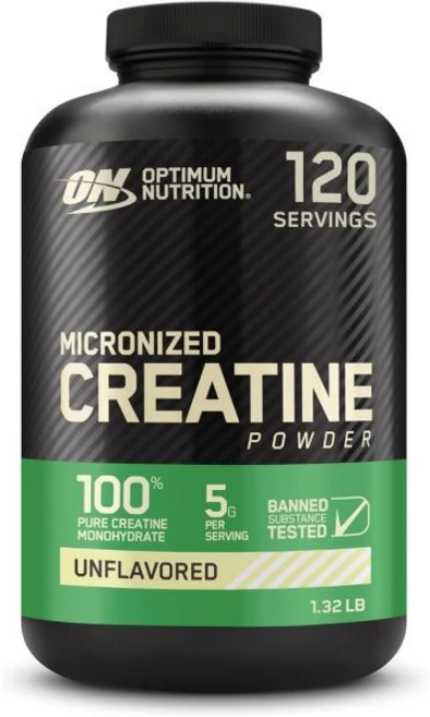옵티멈 뉴트리션 Optimum Nutrition 미분화 Creatine Monohydrate Powder Unflavored 120 Servings 600 Grams Pa, 600g, 1개 - 쿠팡