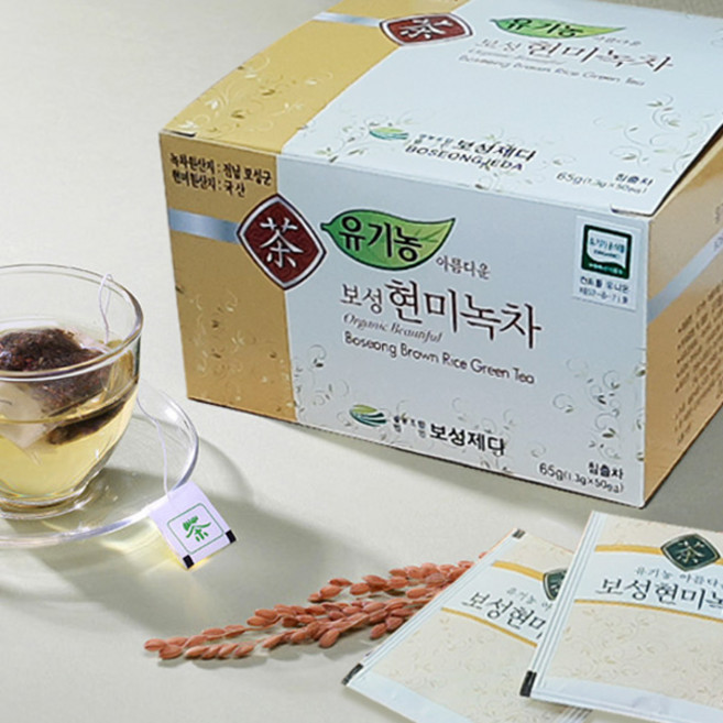 유기농 아름다운보성현미녹차, 1.3g, 1개