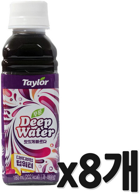 테일러 푸룬 딥워터, 180ml, 8개