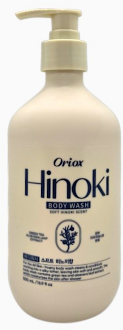 오릭스 퍼퓸 바디워시 소프트 히노끼향 500ml, 1개