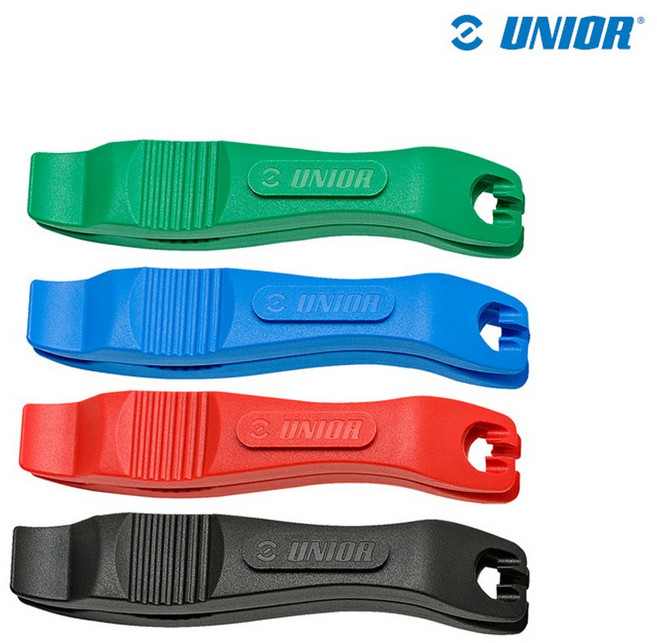 UNIOR 자전거 타이어 레버 세트(색상 4종 중 랜덤발송), 1개