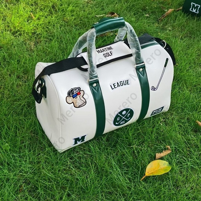 마틴 골프 장비 가방 의류 방수 내마모성 보스턴백, 하얀색, 하얀색