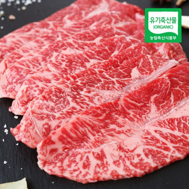 지리산 산청 유기농 한우 부채살 300g, 없음, 1개