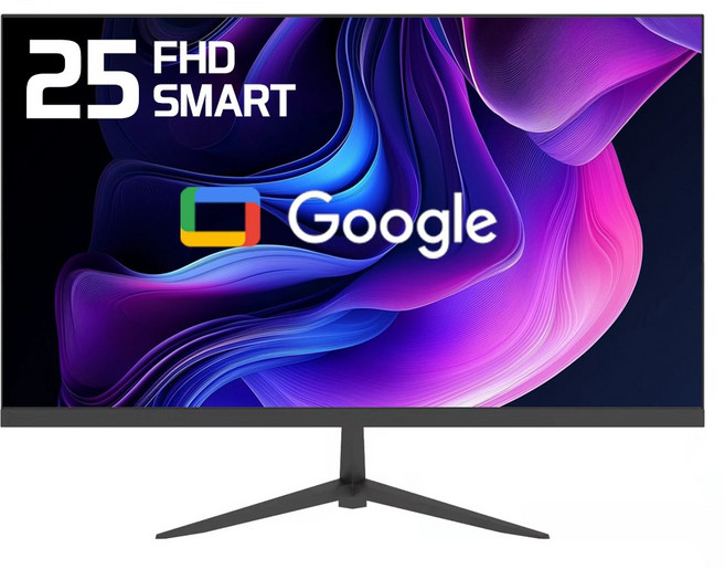 티브이지 27인치 FHD 스마트 모니터 블랙 / 화이트, 25인치 스마트모니터 (블랙), 62.2cm