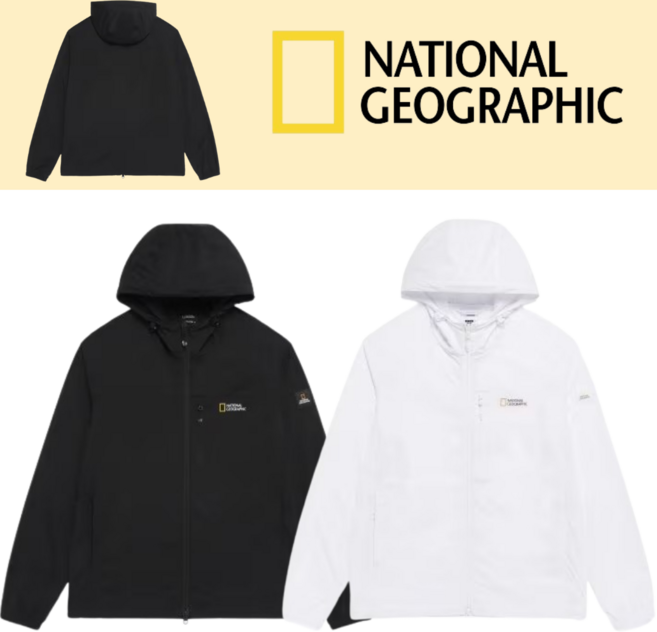 국내매장정품 내셔널지오그래픽 바람막이 남여공용 커플 월리스 봄 가을 경량 스트레치 점퍼