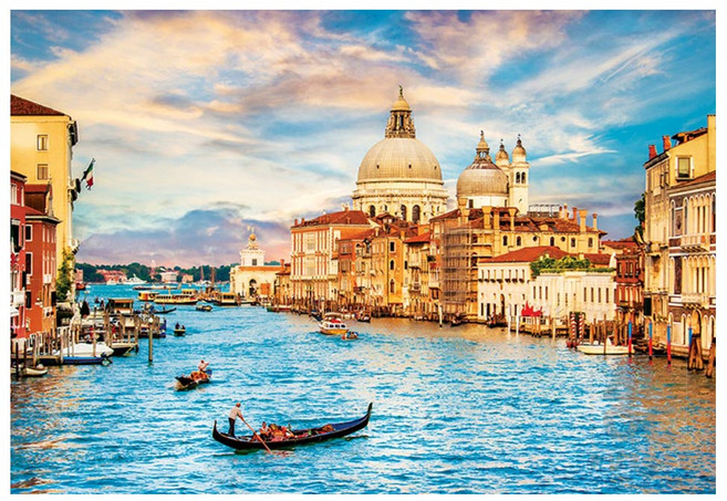 1000피스 직소퍼즐 물의 도시 베니스 AL3024, 혼합, 1개