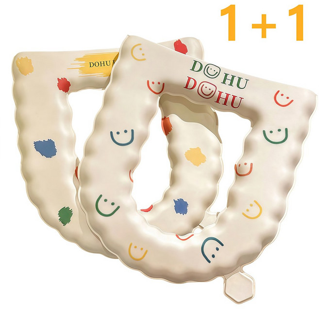 쬬린 부드러운 고탄력 방수 변기 커버 2p, 2개, 베이지