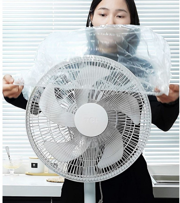 애니상회 고무줄 간편 비닐 커버 가전제품 먼지 방지 보관