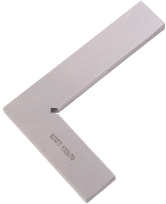 직각자 100 x 70mm 직자 목공자 용접 스퀘어 철직자, 실버