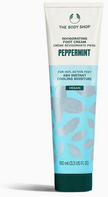 호주 더바디샵 The Body Shop Peppermint Invigorating Foot Cream 페퍼민트 인비고레이팅 풋크림, 2개, 100ml
