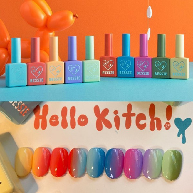 베씨 컬러젤 헬로키치 10종세트 봄젤네일, 1개, 11ml