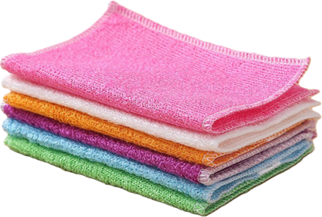 프리미엄 천연 대나무 행주수세미 주방용품/생활용품/세정제필요없고/기름이붙지않는 대나무/천연행주수세미 5P 한세트, 5개