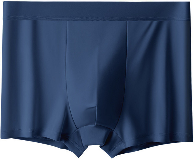 300斤加肥加大碼超薄冰絲平角內褲男夏季薄款速幹四角短褲一件代