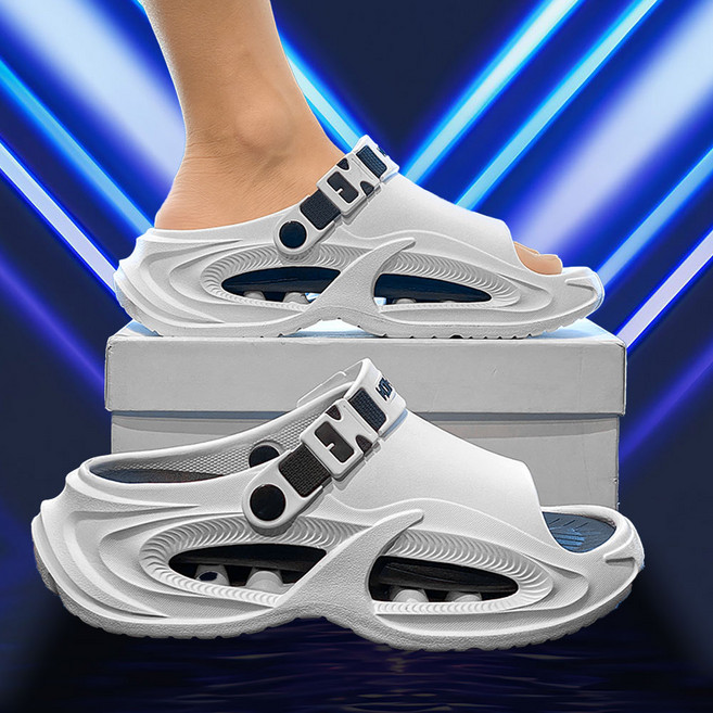 미노스토리 이중쿠션 족저근막 리커버리 무중력 남성슬리퍼