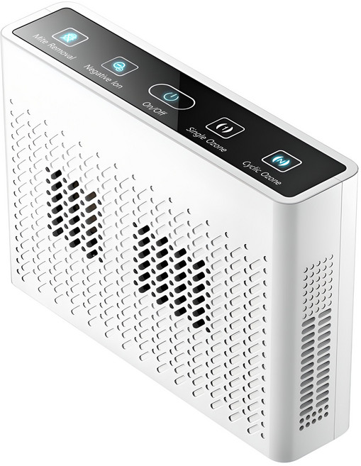 RUNDX 미니 공기청정기 오존+음이온 3중살균 침구 반려동물 신생아방, 화이트