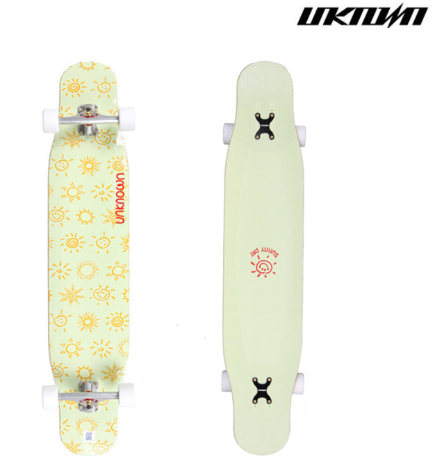 언노운 45인치 써니데이 댄싱롱보드 스케이트보드, Free, 1개