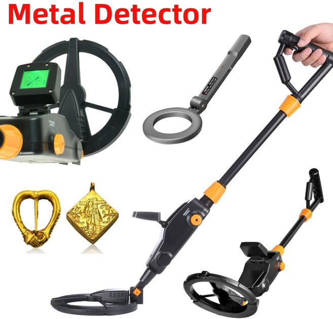 금속탐지기 MD1008A 지하 골드 실버 주얼리 보물 검색 방수 찾기 도구, 1.MD1008A, 1개