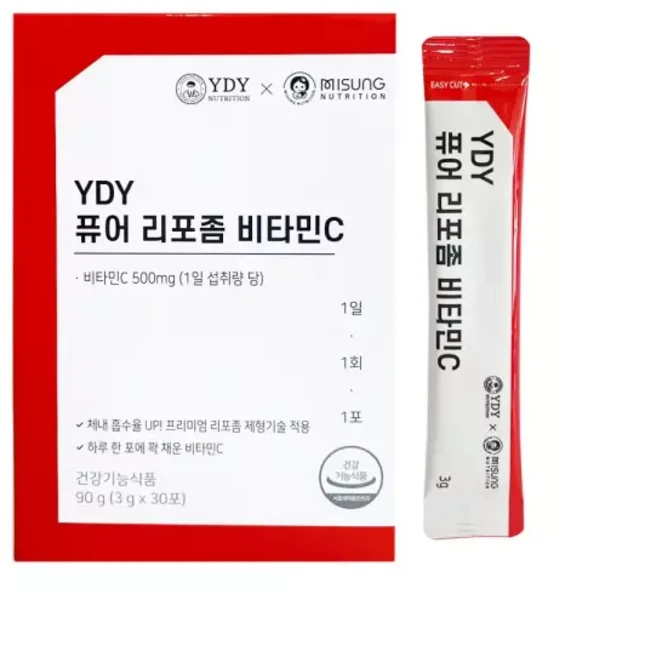 YDY 퓨어 리포좀 비타민C 90g(30포) 1개