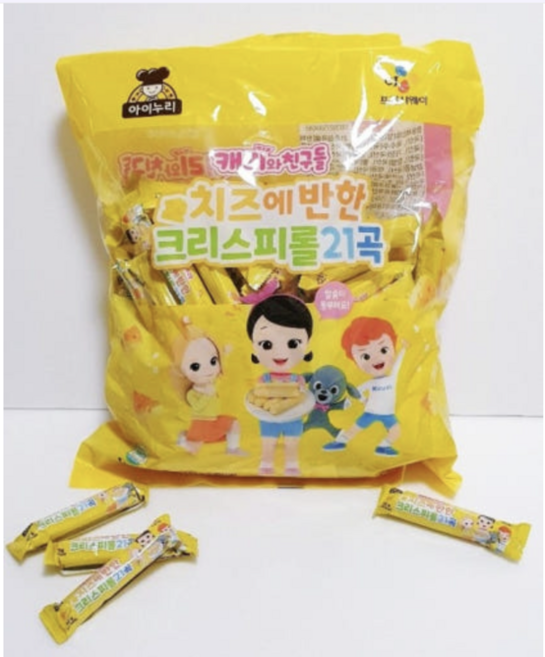 씨제이 이츠웰 캐리와친구들 치즈에 반한 크리스피롤 21곡 1kg, 100개, 10g