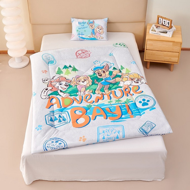 汪汪隊 PAW PATROL 兒童舒芙被 冬季針織被 可機洗保暖棉被 柔軟舒適 不易起球, 探索世界,單一件舒芙被