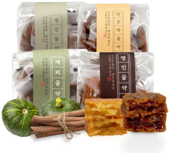 김규흔 한과 수제한입 미니약과 100g _꿀약과/단호박, 2개