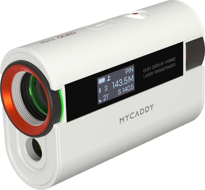 앰지캐디 MH3 레이저 에이밍 골프 거리측정기 마이캐디, 스노우 화이트
