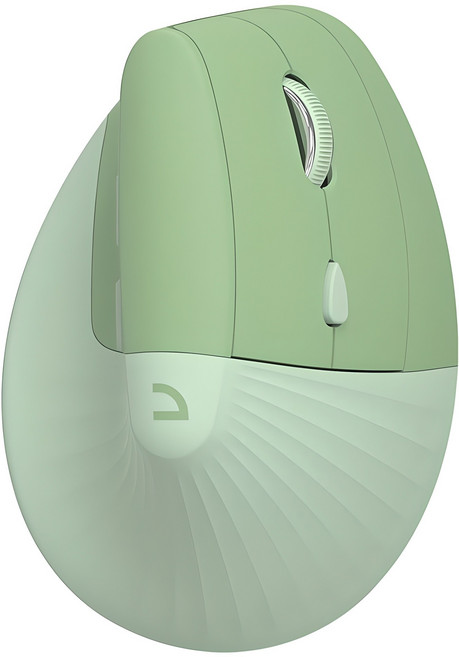 앱코 무선 블루투스 인체공학 버티컬 저소음 마우스 WEM60, 그린