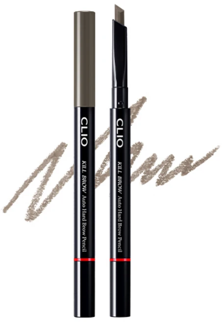 클리오 킬 브로우 오토 하드 아이브로우 펜슬 0.31g, 5호 그레이 브라운, 1개 - 쿠팡