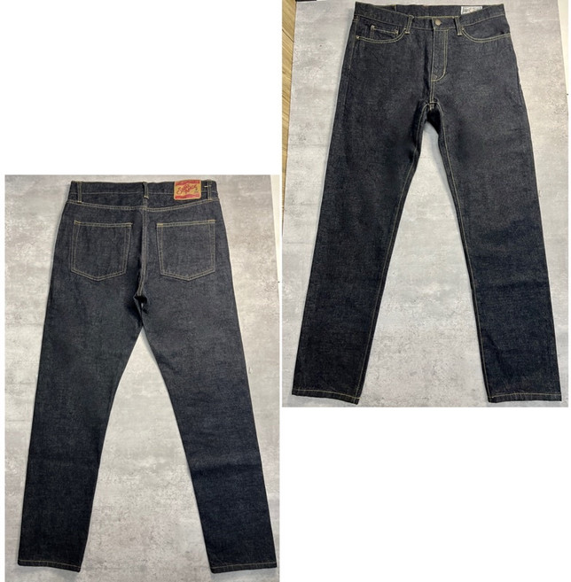 Folklore Classic 1940 赤耳布邊重磅15oz原色丹寧修身錐形牛仔褲 Slim Tapered
