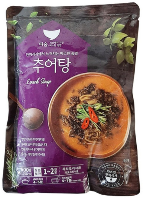 선미식품 따숨 추어탕, 14개, 600g