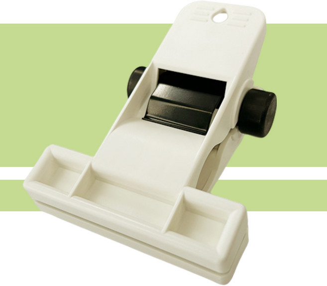 플럼넷 북클립2 컴팩트 타입 북스토퍼 북홀더 책고정 문진 보면대 악보대 / 일본 플럼넷 정식 수입, 1개, 화이트