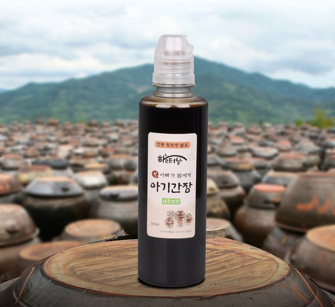 하늘터밭 수제 아기 간장 국간장, 1개, 300ml