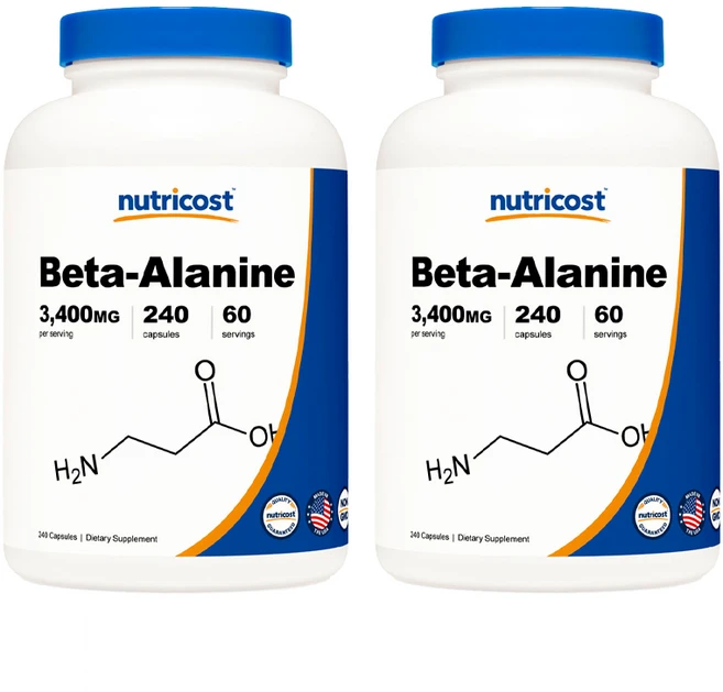 뉴트리코스트 베타-알라닌 3400mg 캡슐, 240정, 2개 - 쿠팡