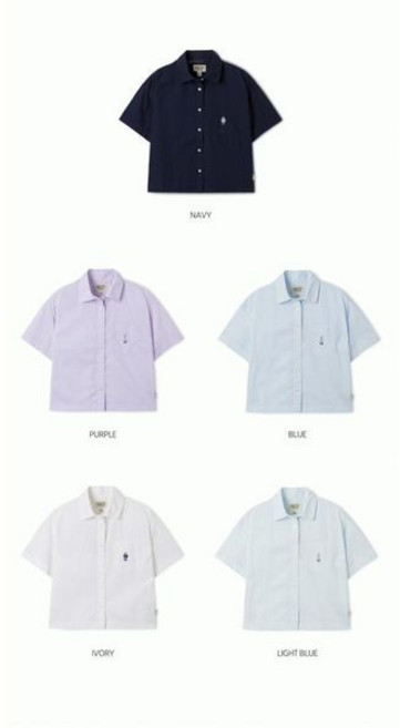 후아유 여성 스티브 크롭 반팔 셔츠 Steve Crop Short Sleeve Shirts WHYWF2513F_P392598402 678679