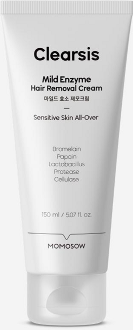 (아울렛/유통기한 28.06.16) 클리어시스 마일드 효소 제모크림 / 순한 셀프 왁싱, 1개, 150ml