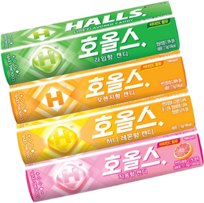 호올스 스틱 27.9g 16개(자몽향4+라임향4+허니레몬향4+오렌지향4)