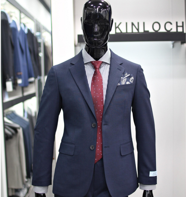 킨록 25SS 블루네이비칼라 울혼방 시원한 남자정장 FJS52