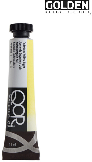 골든 수채물감 QoR 11ml S4 Cadmium Yellow Light