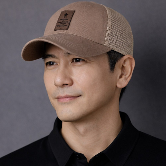 캐롤링 중년 남성 여름 모자 등산 낚시 골프 캠핑 메쉬 볼캡 야구모자