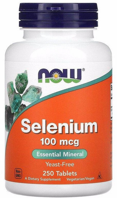 나우푸드 Now foods 셀레늄 100mcg 미네랄 250정, 1개