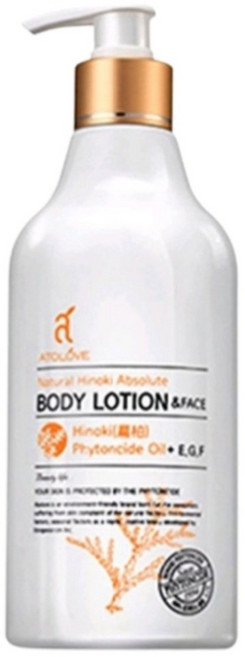 릴리앤아토 아토러브 편백 페이스 바디로션 보습력 좋은 로션 보습크림 아기로션 추천 보습제로션 보습크림 피부건조증, 500ml, 1개