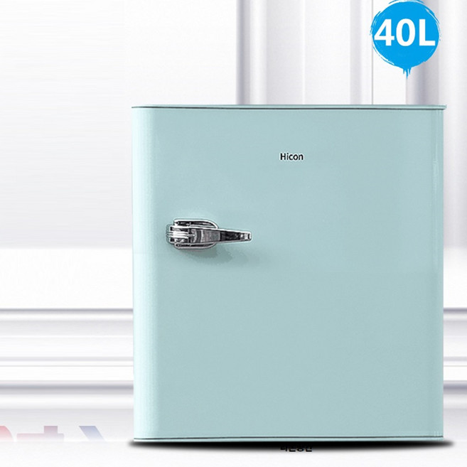 서랍형 미니 냉동고 40L 작은 소형 가정용 캠핑 얼음 음식물쓰레기 모유 보관, 화이트