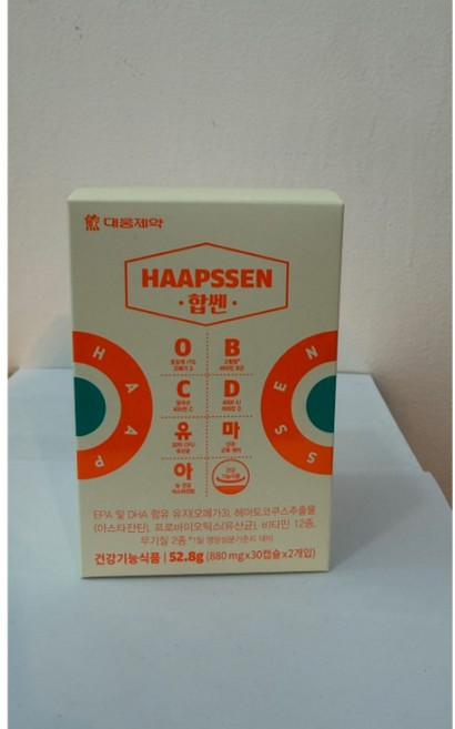 [국내최초 7 IN 1 건기식] 대웅제약 합쎈 오-비-씨-디-유-마-아, 1개, 60정