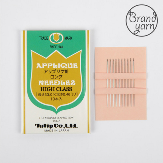 튤립 고급 아플리케 바늘세트(Long)(TQ-013), 1개